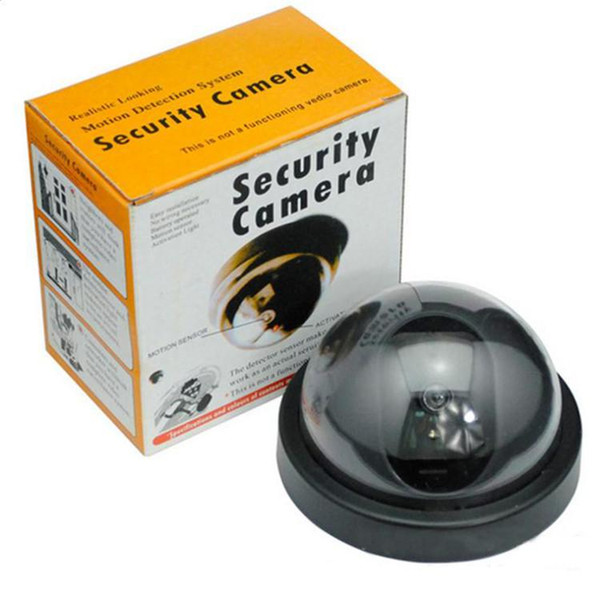 Dummy Fake Camera Outdoor Indoor Fake Surveillance Camera Dome CCTV Security Camera With Flashing Red LED Light c292