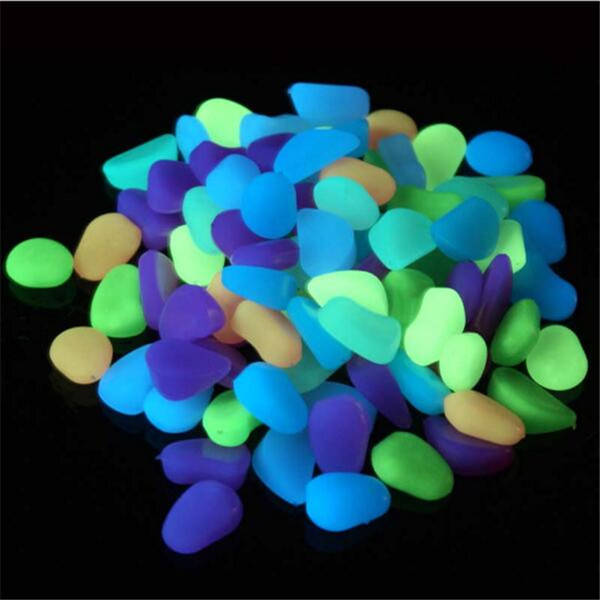 colours Luminous Stones Glow In The Dark Artificial Luminous Pebbles Stone Aquarium Fish Tank Decoration Accessories