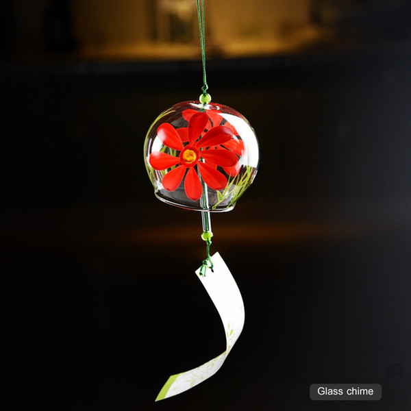 New Cherry Bells Transparent Decorations Bedroom Pendant Retro Gifts Creative Door Hanging Ornament Fresh Wind Chimes