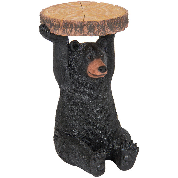 Best Choice Products Decorative Bear Pedestal Patio Side Table Outdoor/Indoor