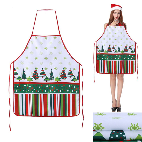 Christmas Aprons Xmas Decoration Aprons for Adults Women And Men Dinner Party Cooking Apron Kitchen Accessories