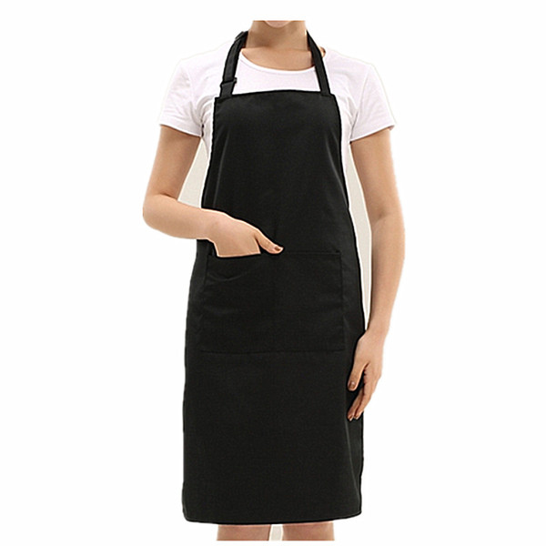 New adjustable necklace apron polyester cotton waterproof apron advertising apron custom-made promotional logo