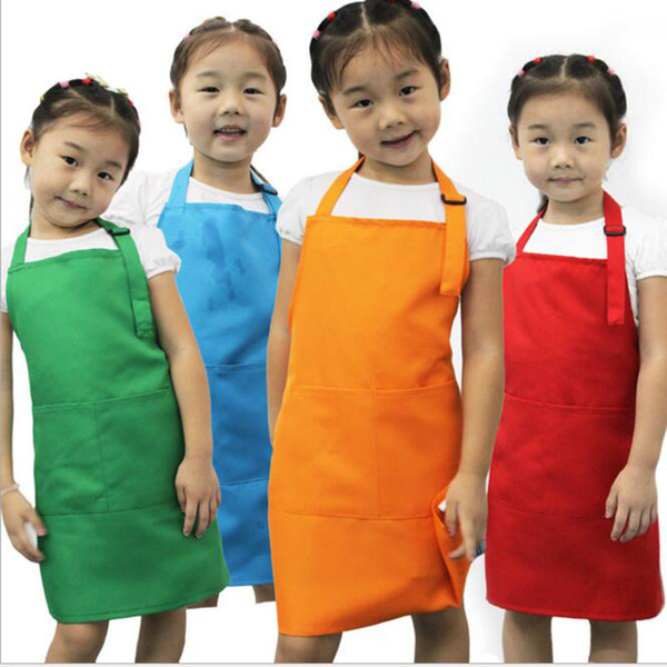 Child Baby Kindergarten Painting Aprons Antifouling Cuffs Easy To Wash Dry Durable Pinafore All Seasons Can Be Used Apron Universal