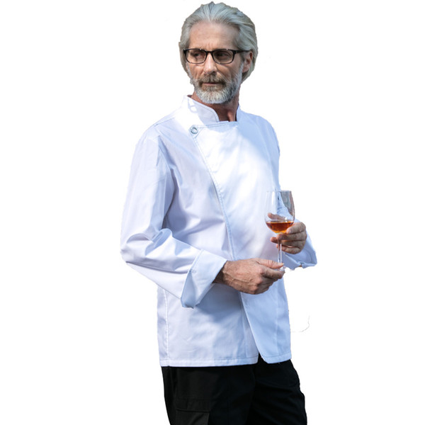 Aprons New chef clothes long-sleeved fall male restaurant overalls hotel apron