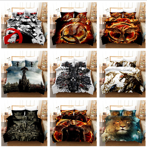 Hunger Games Design Bedding Set 2PC/3PC Duvet Cover Set Of Quilt Cover & Pillowcase US/UK/AU Size