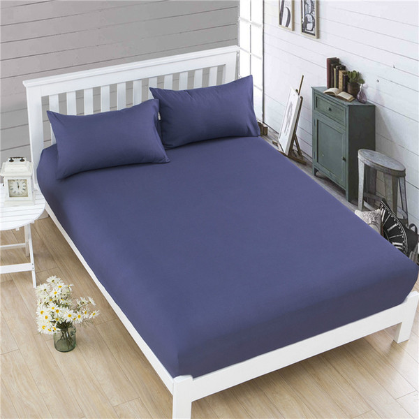Waterproof and breathable bed sheet fitted sheet bed cover silk sheets Mattress cover queen size bed sheets set