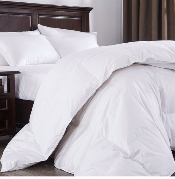 White Duck Down Duvet Bed Line For Bed douillette lit queen Quilted Quality edredon Duvet for Bedding Room PD-DC15008