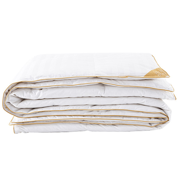 winter white cotton cover comforter White Goose down quilt blanket duvet King Queen Twin size PD-GC15003