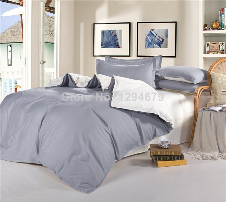 U&H 2014 New Style Free Sipping Cheap Pure Color King/Queen/Twin Bedding Set including Duvet Cover/Bed Sheet set/Pillowcases