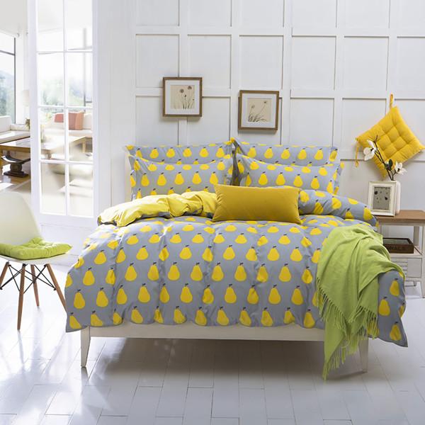 UNIHOME Promotion Free Shipping 2014 New Arrival cotton bedding set 4pcs duvet cover sheet pillowcase bed setting