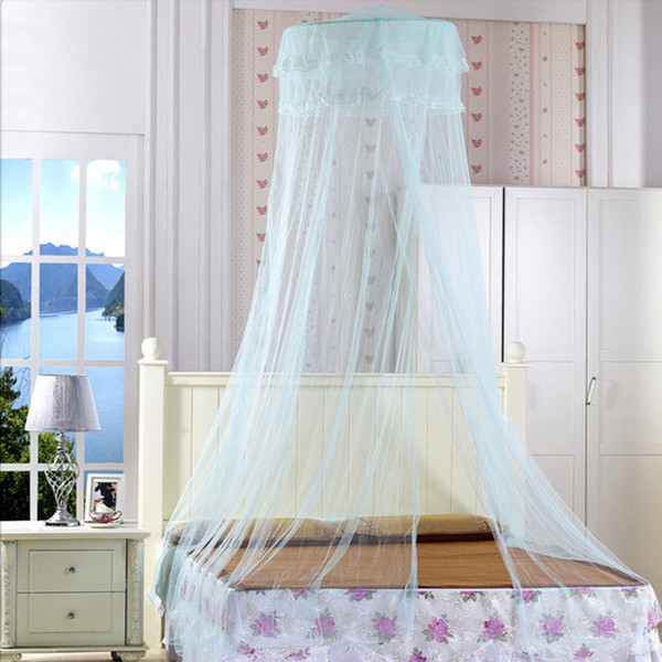 Big Size Cheap Elgant Canopy Mosquito Net Summer Polyester Mesh Fabric Home Textile Repellent Tent Round Curtain Kids Crib mosquitera Net