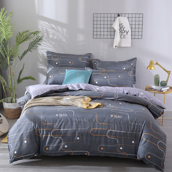 MENGZIQIAN fashion bedding sets luxury bed linen fashion Simple Style Bedding Set Full King Twin Queen bed comporters sets