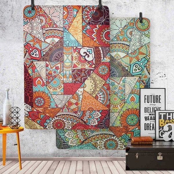 Morocco Retro Ethnic Style Living Room Carpet Home Decor Bedroom Carpet Sofa Coffee Table Rug Study Room Area Rugs Kids Tatami Floor Mat