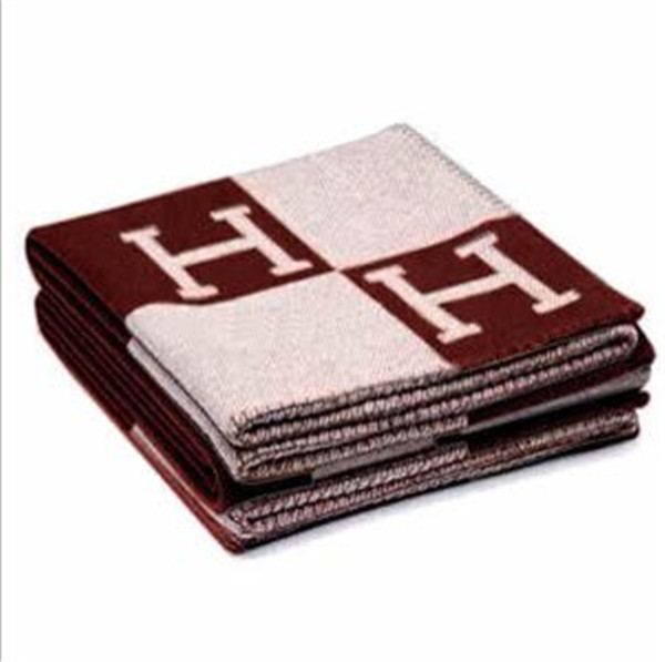 7 Colors Letter Cashmere Blanket Crochet Soft Wool Scarf Shawl Portable Warm Plaid Fleece Knitted Throw Towel Cape For Sofa Couch Bed