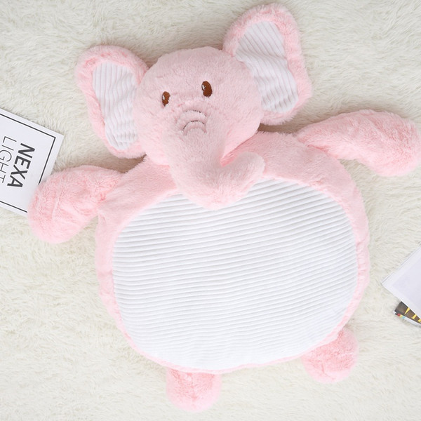 2018 Ins Baby Children Animal Plush Play Crawling Blanket Sleep Mat Play Mat Cotton Soft Relax Bear rabbit Elephant shape