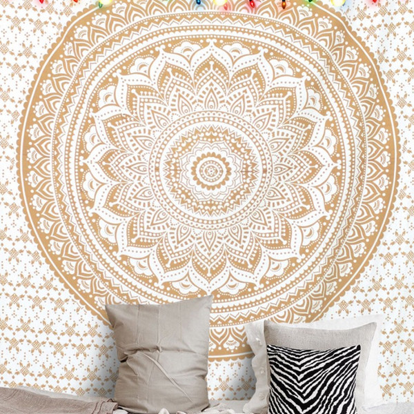 Floral cloth Mandala tapestry,multi-function tapestry, table cloth, wearable blanket cloth, 150*200cm decoration wall cloth