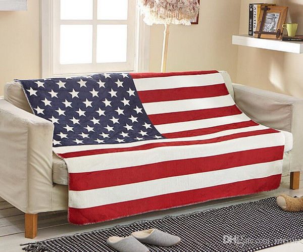 Reversible Ultra Plush Sherpa Printed Throw Blanket for Bedroom Couch Car Gift Dorm British Flag US Flag New York London 50