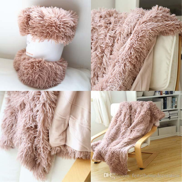 FB19010003 Comfortable PV plush blanket pink princess style blanket window background blanket