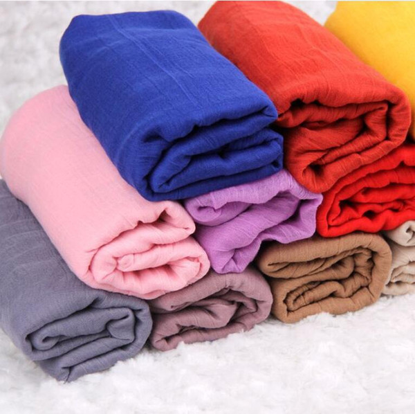 180*145cm Scarf Shawl blanket Ms. winter cotton scarf All-match TR large size solid color scarf and cotton