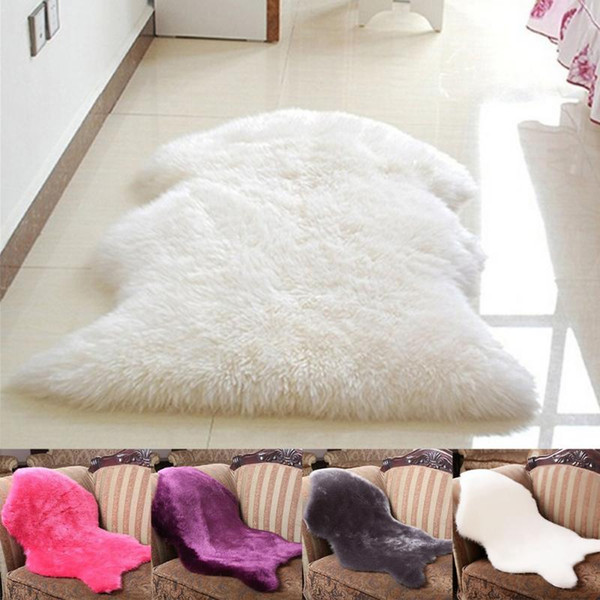 New Arribal Luxury Shaggy Rug Carpet Sheepskin Rugs Floor Mat Super Soft Rug Bed Spread Chair Cover Fluffy Blanket