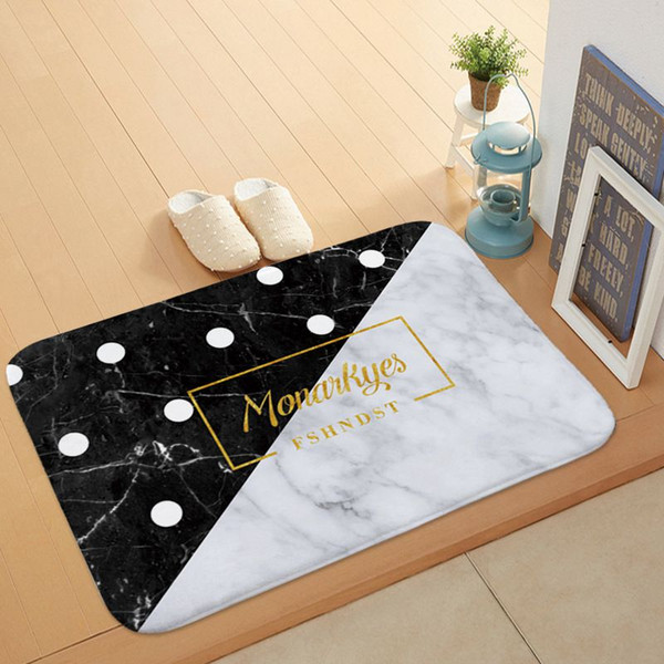 modern marble design floor mat soft flannel doormat quotes entrance carpet welcome mats for front door cozinha rug