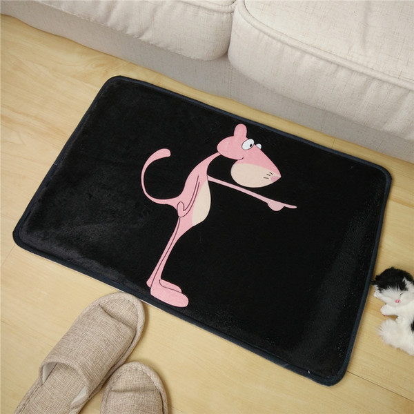 Thick Cartoon Kitchen Bedroom Anti - skid Absorbing Water Mats Tower Mini Kitten Carpet Pet Pad