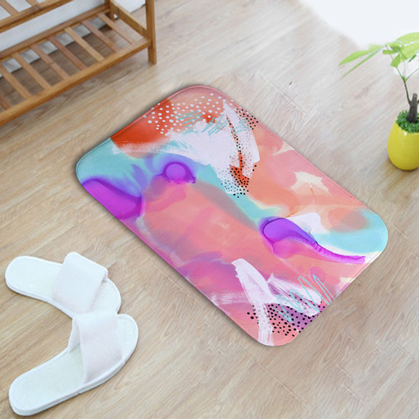 Outside Shoe Mat Polyester 3D Doormat for Front Door 15.7