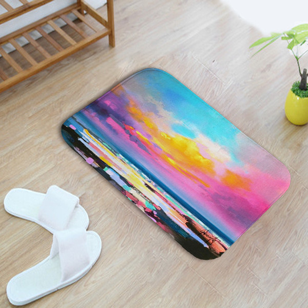 3D Color Clouds Doormat Outdoor New Style Hallway Carpet Polyester Rug Floor Mat Tappeto Cucina 40x60cm