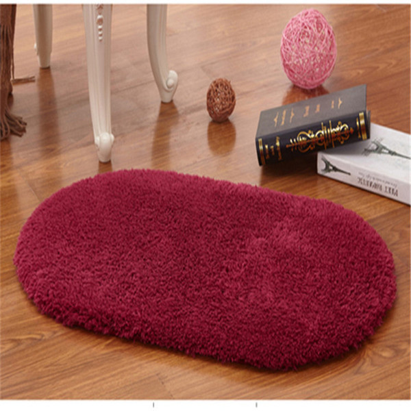 High Quality Kitchen Carpet Bathroom Mat Soft Antiskid Floor Rugs Doormat Bath Mat Door Way Feet Rug Solid Floor Toilet Carpet