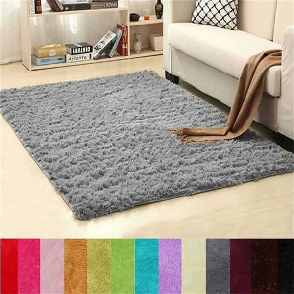 Super Soft Fluffy Rugs for Home, Living Rooms & Bedroom Floor Mats Anti-Skid Rug Home Decor Carpet Home Textile Mats Fluffy Rugs