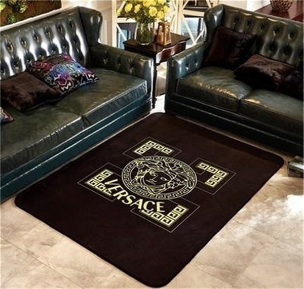 Black 3D Print New Carpet Goddess Design Gold Printing Mat Ggorgeous Europe And America Carpet For Men And Women