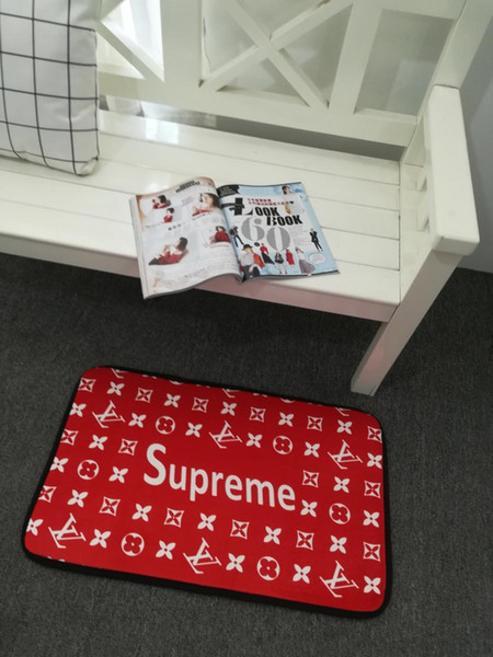 Hot Letter Pattern Home Furnishing Bedroom Front Door Fashion Non Slip Mat Carpet Living Room Floor Cartoon Doormat