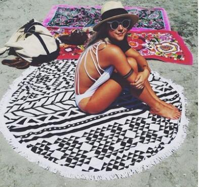 Mix and Match Welcome ACI-303 Summer Women Sandy Swimming Plage Sunbath beach Towels With Tassels Sunbath beach Towels