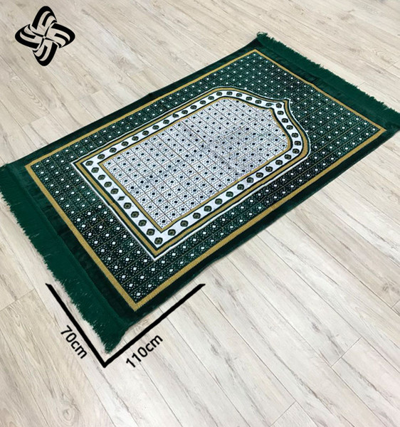 TGR-010 Sajda Mats Muslim Prayer Rug - Turkish Islamic Muslim Prayer Rugs Janamaz Prayer Mat Ramadan Eid Gifts