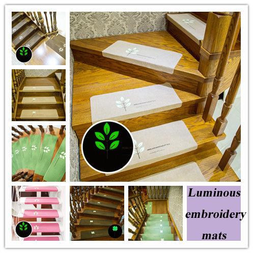 2017 Luminous Stairs Ladder Carpets Rugs Mats Cartoon Pattern Stepping Corridor Step Ladder Protection Cover Night light Pad Anti Slip Mat