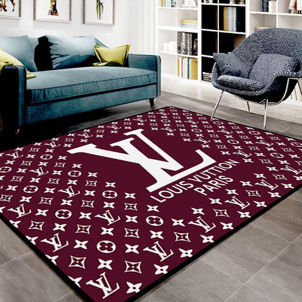 Full Letter And Flower Carpets Luxurious Logo Free Shipping Yoga Mat Home Textiles Brand Carpets For 4 Season