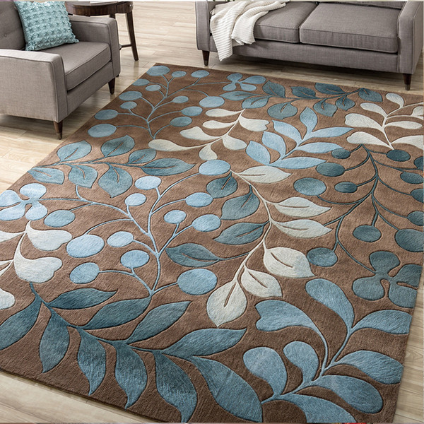 High Quality Abstract Flower Art Carpet For Living Room Bedroom Anti-skid Floor Mat Fashion soft Decorative antistat Carpet for living room