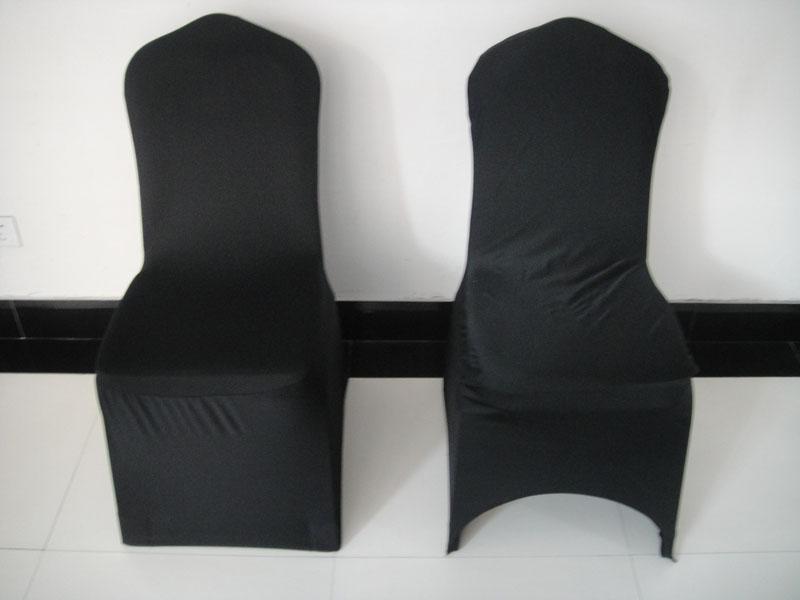 Stock Promotion 205-210GSM Black Color Spandex Banquet Lycra Chair Cover 100PCS A Lot For Whole Sale Price