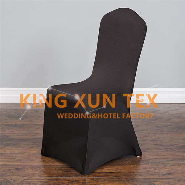 Cheap Wedding Chair Cover \ Lycra Spandex Chair Cover For Banquet Event Decoration Many Colors Choose For you