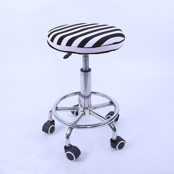 Plain Color Cotton Seat Cover Small Stool Chair Cover Small Round Stool Seat Cover Diameter 28-33cm