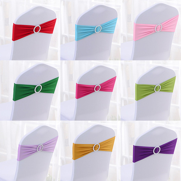 21 Colors Spandex Lycra Sashes Chair Covers Wedding Decoration Party Supplies Birthday Wedding Centerpieces Kitchen Accessories