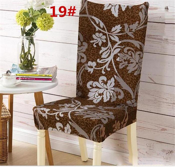 2018 20pcs Spandex Stretch Dining Chair Coves For Restaurant Weddings Banquet Hotel Chair Cover fundas de sillas elasticas