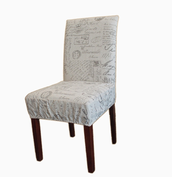 Wholesale-Free shipping Hot Selling Gray fabric restaurant chair cover Hotel chair cover Dining