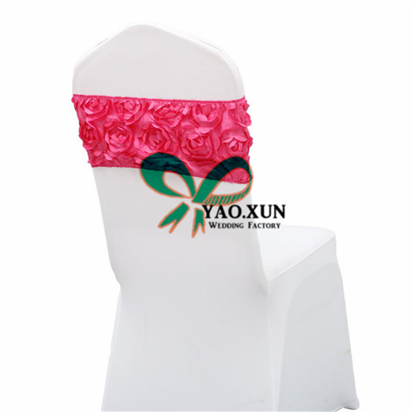 Good Looking Lycra Chair Band \ Spandex Chair Sash Back With Satin Rosette Fabric For Chair Cover Decoration