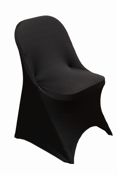 Free shipping spandex black chair cover/lycra Folding chair cover/banquet chair cover for Wedding