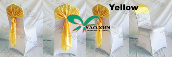 Wholesale Satin Chair Cap \ Chair Sash Hood For Wedding Chair Cover