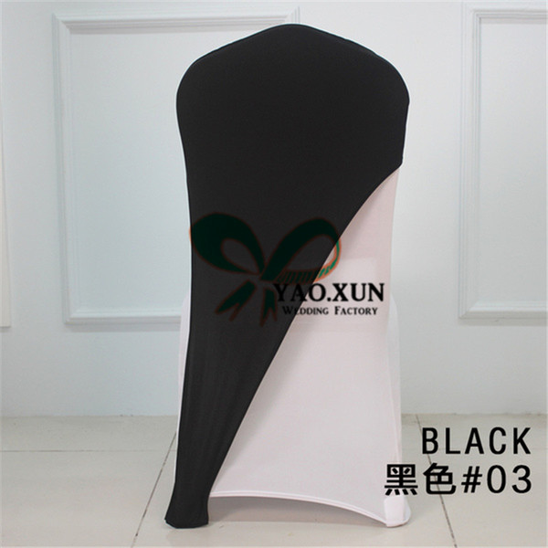 50pcs Sale Strech Lycra Spandex Chair Cap Hood Fit For Wedding Chair Cover