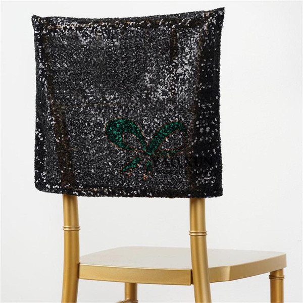 Hot Sale Sequin Chair Cap \ Hood Cover Fit For Chiavari Chair Wedding Party Decoration