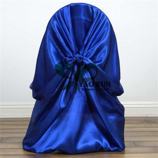 50pcs Sale Satin Chair Cover \ Cheap Wedding Chair Covers