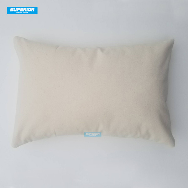 100pcs 12x18 inches Wholesale 8oz WHITE or NATURAL Cotton Canvas Pillow Cover Blanks Perfect For Stencils /Painting /Embroidery /HTV